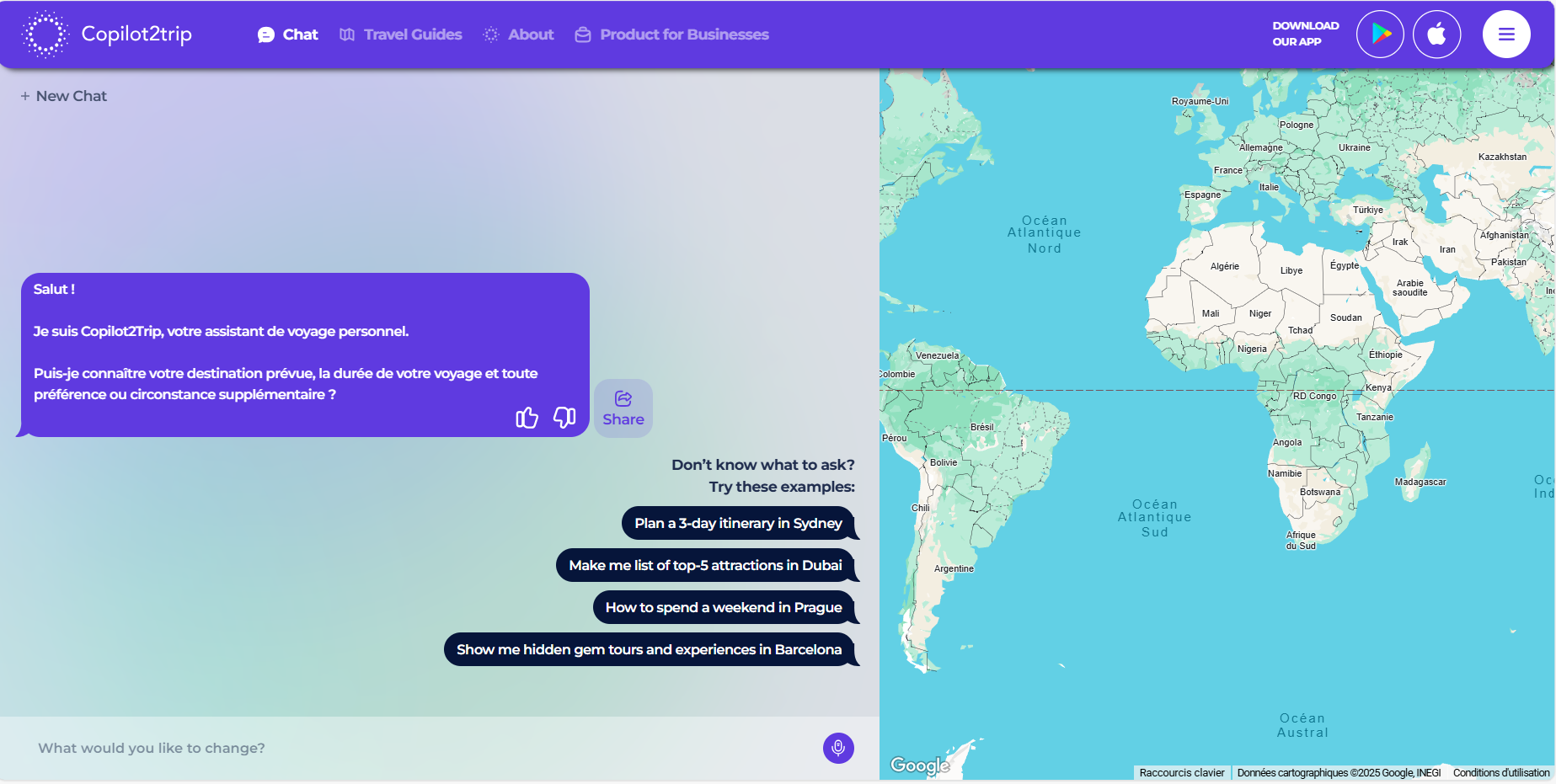 conversation chatbot voyage