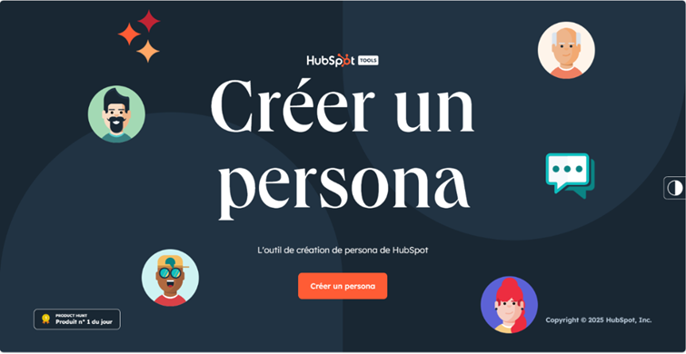 cap to Make my persona de HubSpot