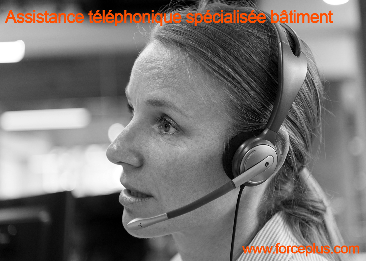 Assistance téléphonique specialisée bâtiment