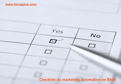 Checklist du marketing automation en BtoB