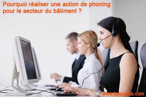 phoning pour le secteur du bâtiment
