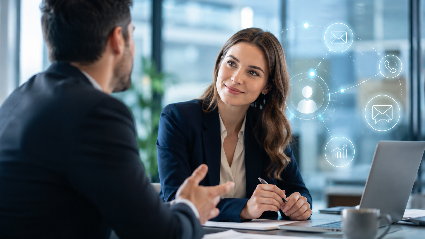 Externalisation de la relation client : échange entre une experte et un dirigeant d'entreprise
